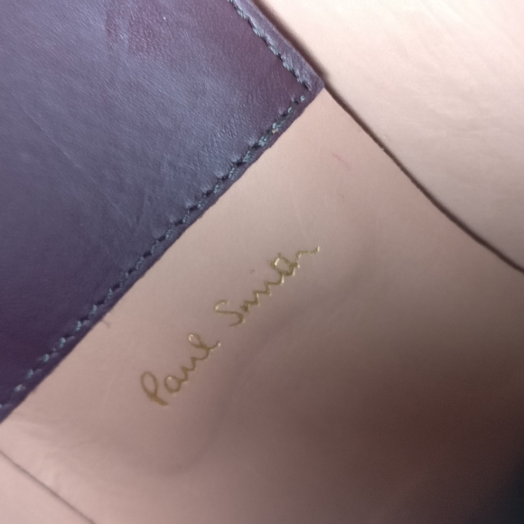 780cad Paul Smith AFTON Cherry Red Leather Brogue Oxford Women us7 Made in Italy - Picture 10 of 13